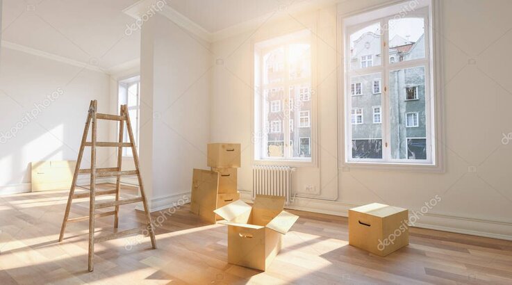 Mehrfamilienhaus mit Fokus auf Wasserinstallation