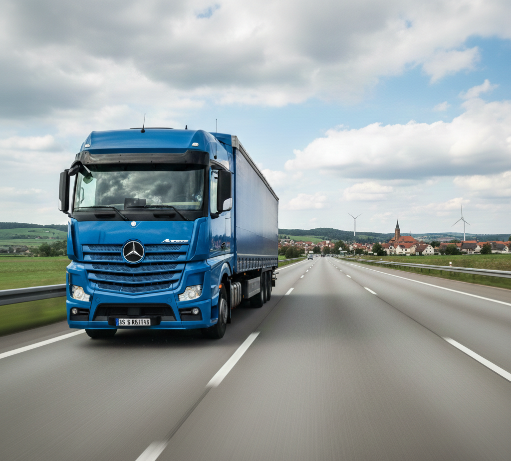 Lkw auf Autobahn