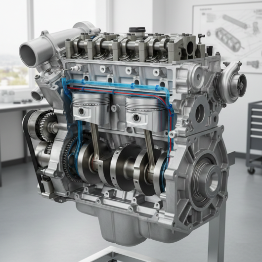 WELLAN POWER RING montiert an einer Kraftstoffleitung im Motorraum