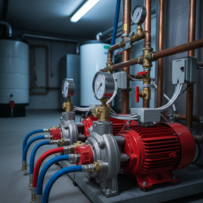 Schematische Darstellung des WELLAN POWER RING am Heizölvorlauf