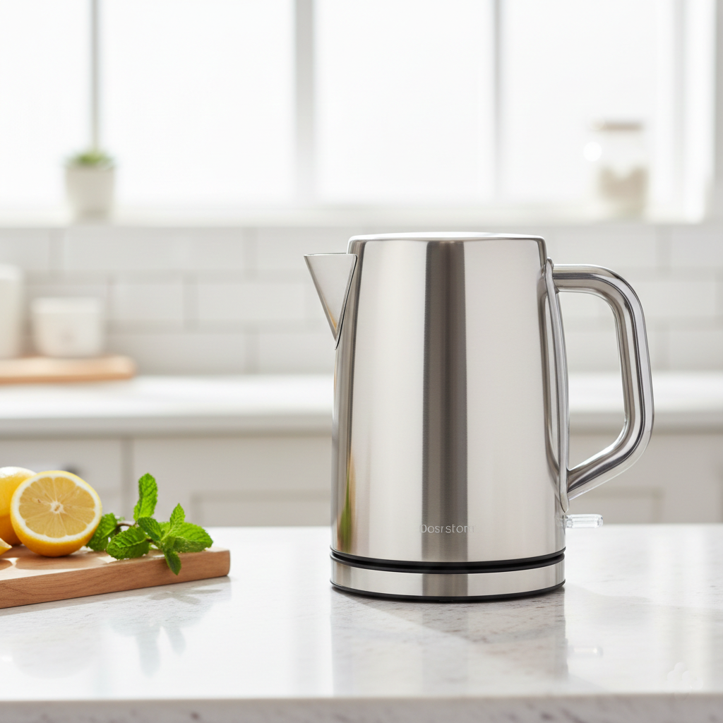 Untersetzer in einer Küche mit Glas und Tasse