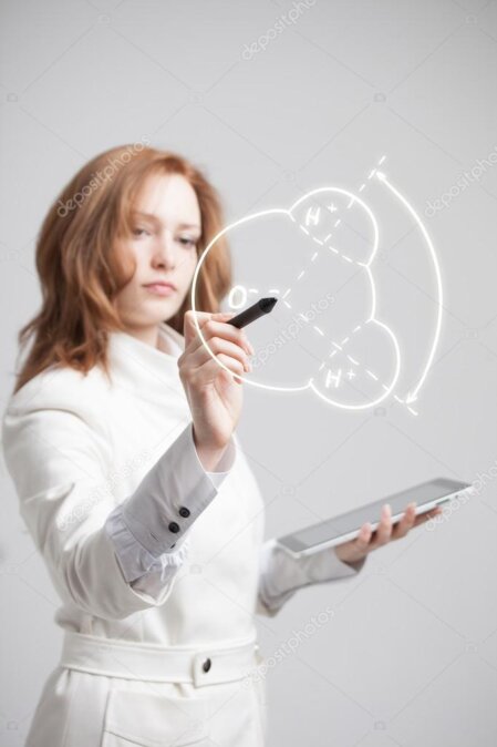 Schematische Darstellung: Informationsübertragung auf Wasserstrukturen